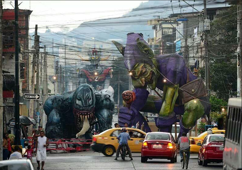New Year’s Eve in Ecuador.